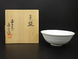 出石焼　永澤永山造　白磁　茶碗